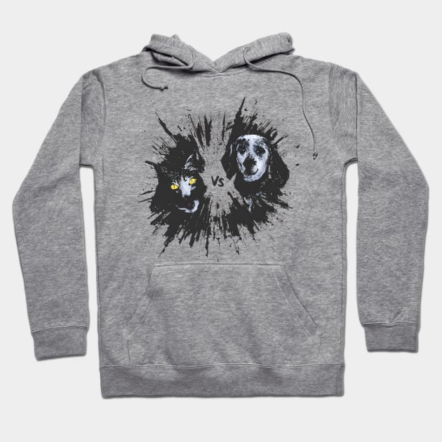 Cats VS Dogs Hoodie by Tee.gram